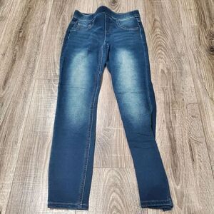 Girls Justice Skinny Jeans Size 10 Dark Blue Women's Jean Leggings